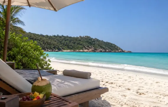 Life on the white sandy beaches of Salalah in Amazi Hawana
