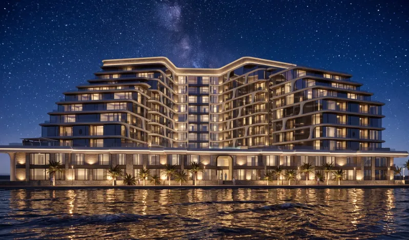 What increases the rental yield of an apartment on the seafront in Al Mouj Muscat?