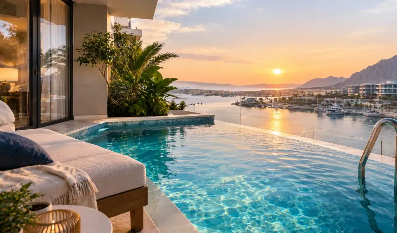 شقق بمسبح خاص في مسقط