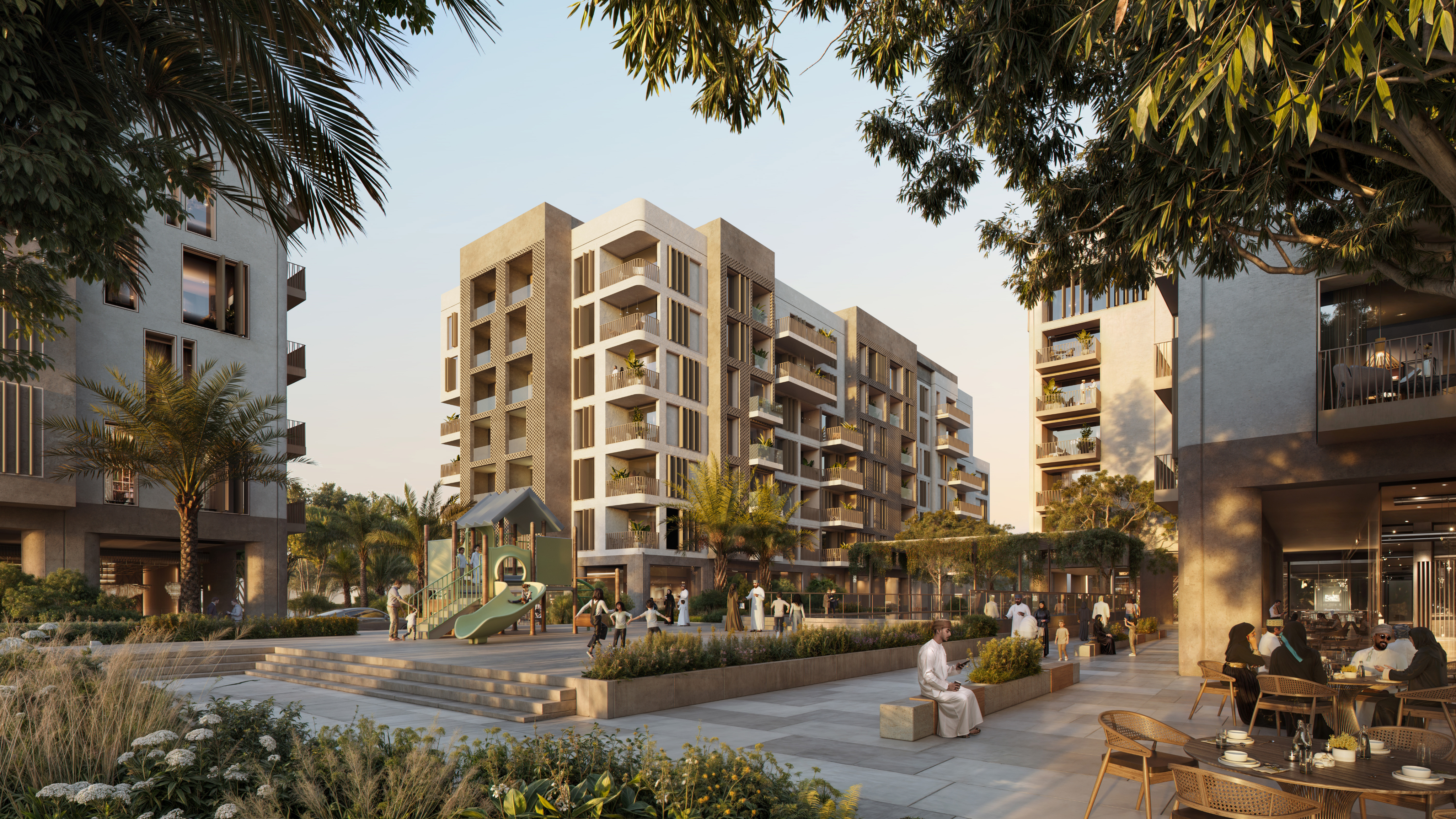 مجتمع راقٍ بجوار<br> أيقونة معمــارية