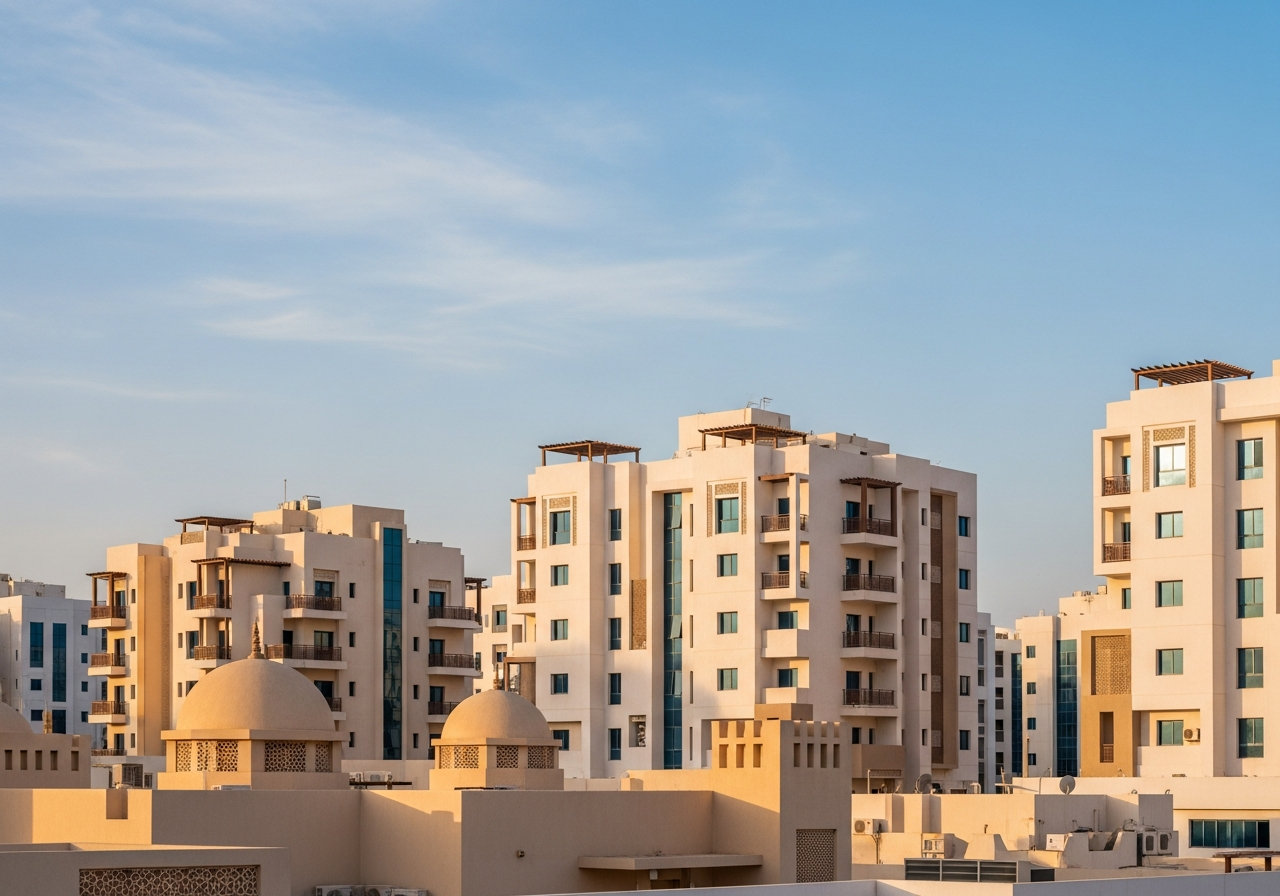 Umman Sultanlığı'nda entegre bir konut kompleksinde modern freehold daireler satılık
