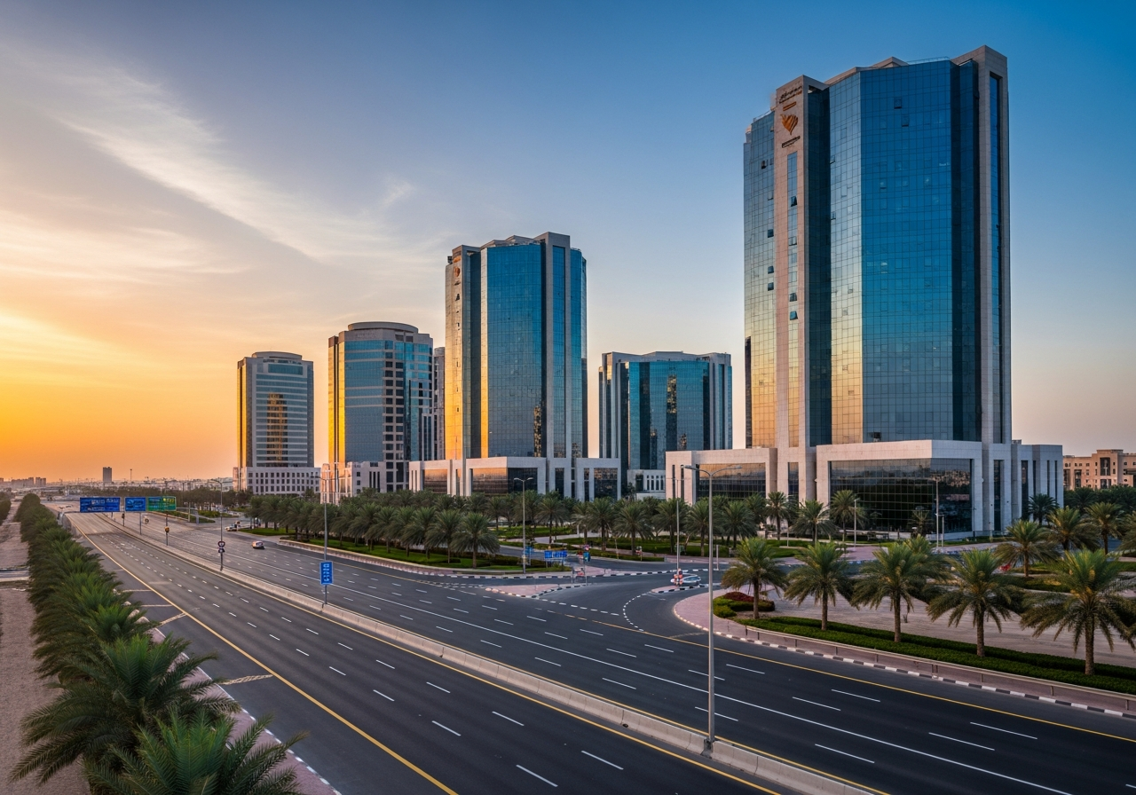 Modern commercial office for sale in installments in Oman as a reliable investment option for companies