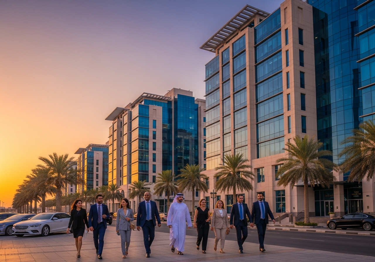 Modern commercial offices for sale in Muscat for foreigners within a promising investment environment in Oman