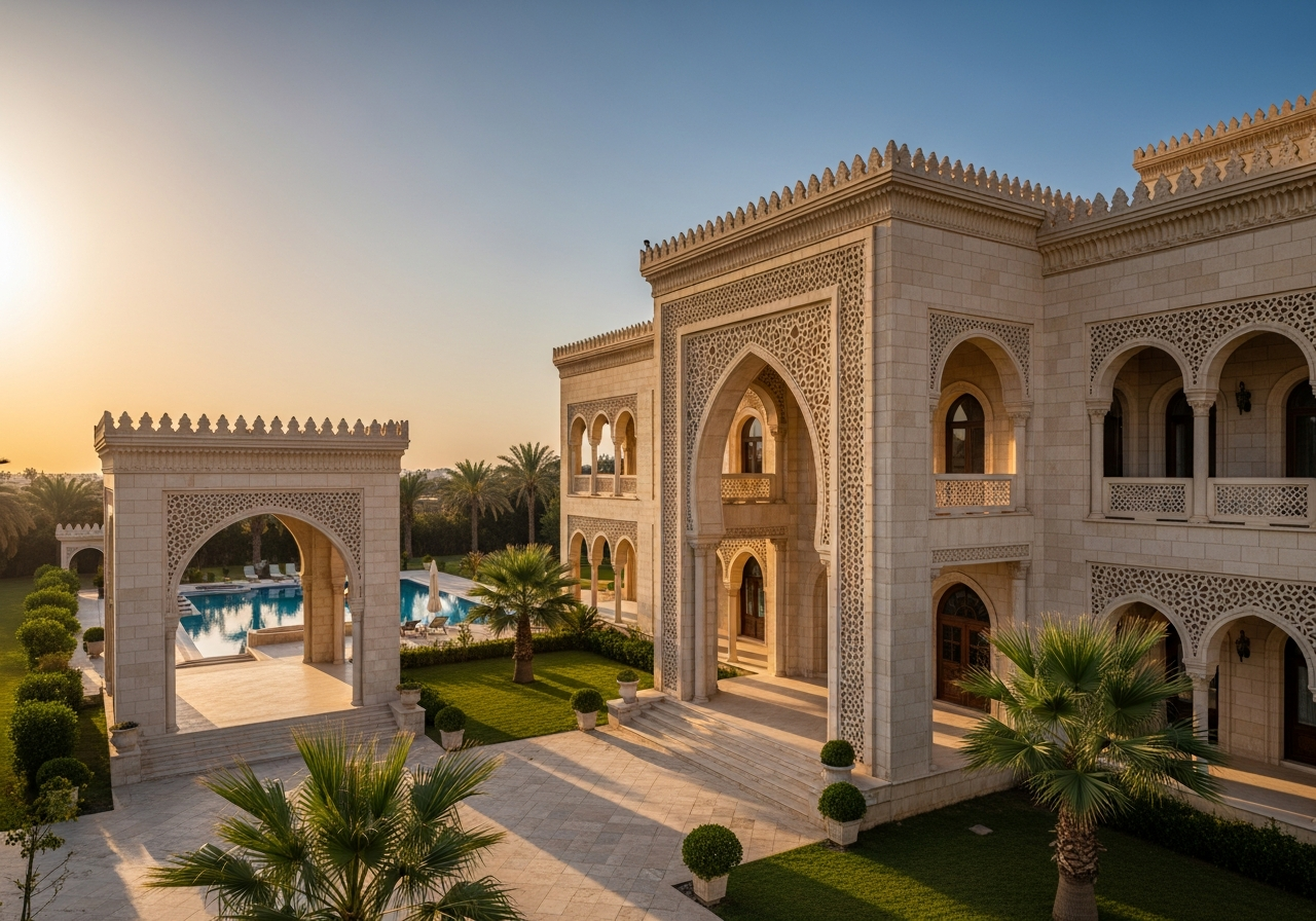 Luxury villa with private pool and garden among the best residential properties in the Sultanate of Oman