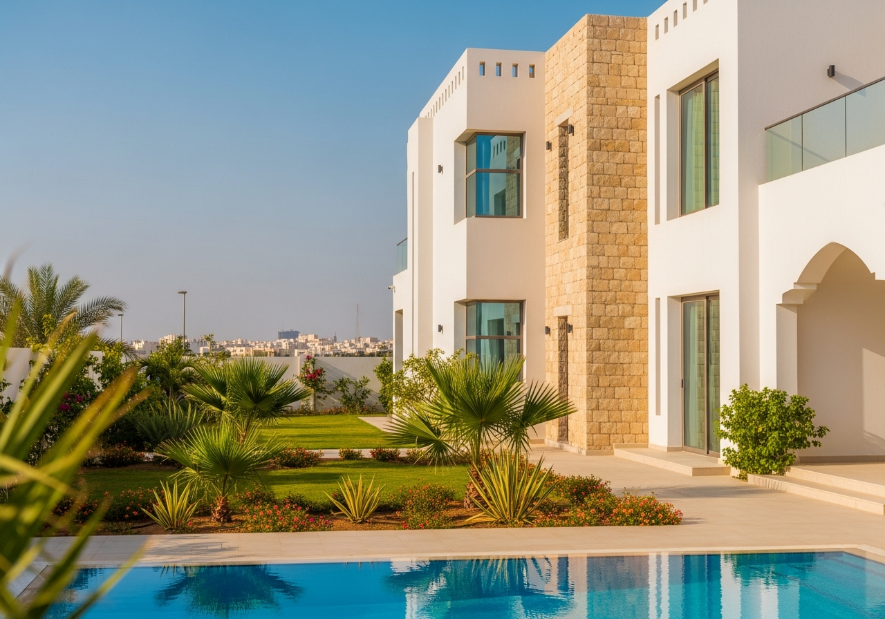 Sohar vilayetinde satılık freehold gayrimenkul projesinde modern villalar ve daireler