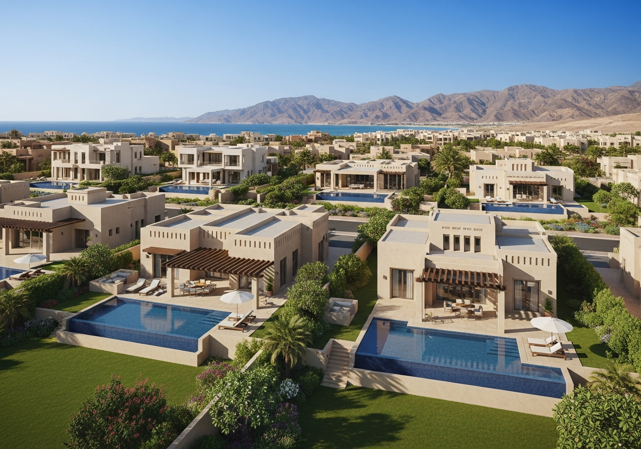 Villa de luxe au design moderne à Al-Batinah Sud à vendre pour les étrangers et investisseurs